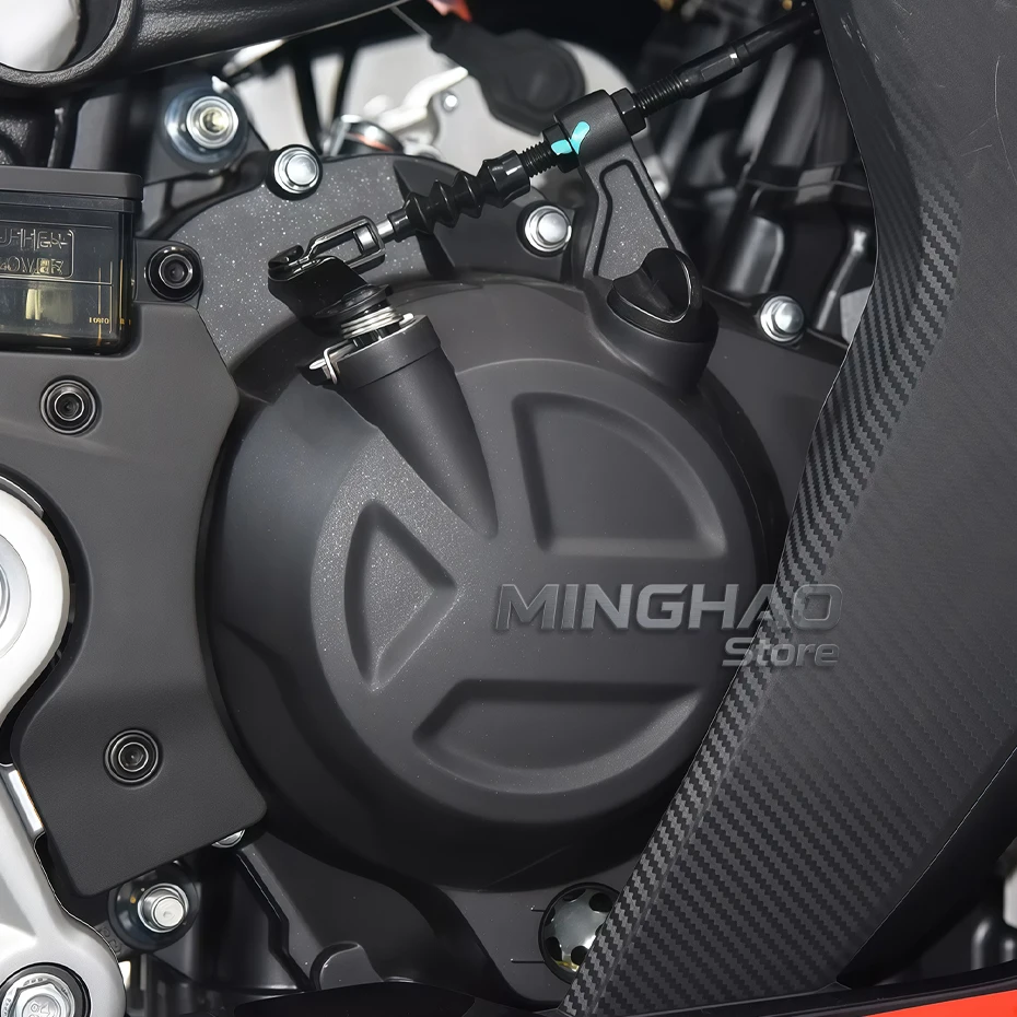 For CFMOTO 450SR 450NK 450SRS Engine Left Right Side Covers Clutch Side Cover Shell Magnetic Motor Edge Cover Accessories