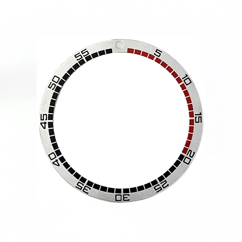 38mm x 31,5mm flache Mode Aluminium Uhr Lünette Einsatz passt skx007 skx009 srpd Uhrengehäuse nh36 nh35 Uhrwerk Männer Uhren teile – Detail 9