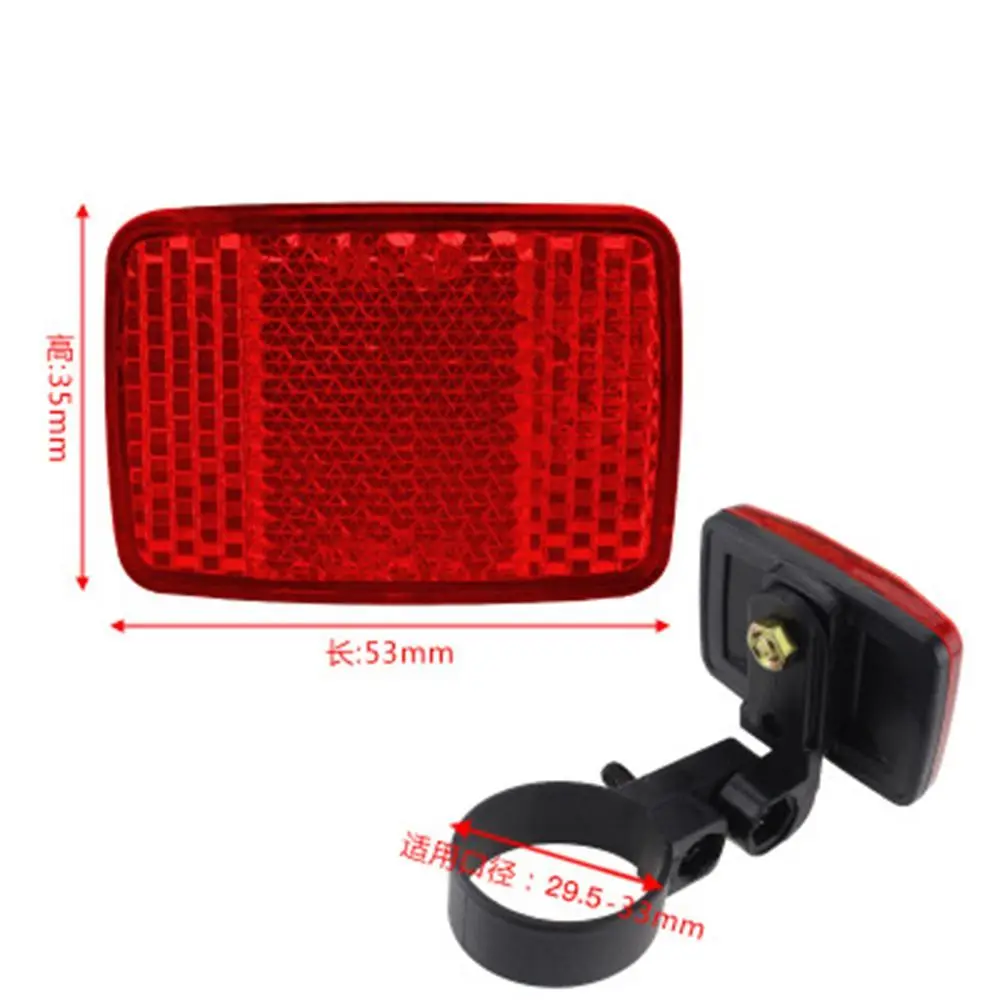 Practical Cycling Road Bike Front Rear Reflector Safety Accessories Reflective Lens Warning Light - Image 6