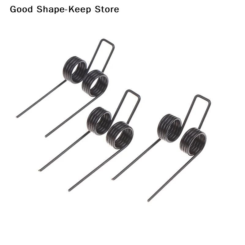dailySteel Double Torsion Spring 1.2x11mm 3Pcs Black Plated Wire Heavy Duty Replacement for Spring Mechanism Restoration