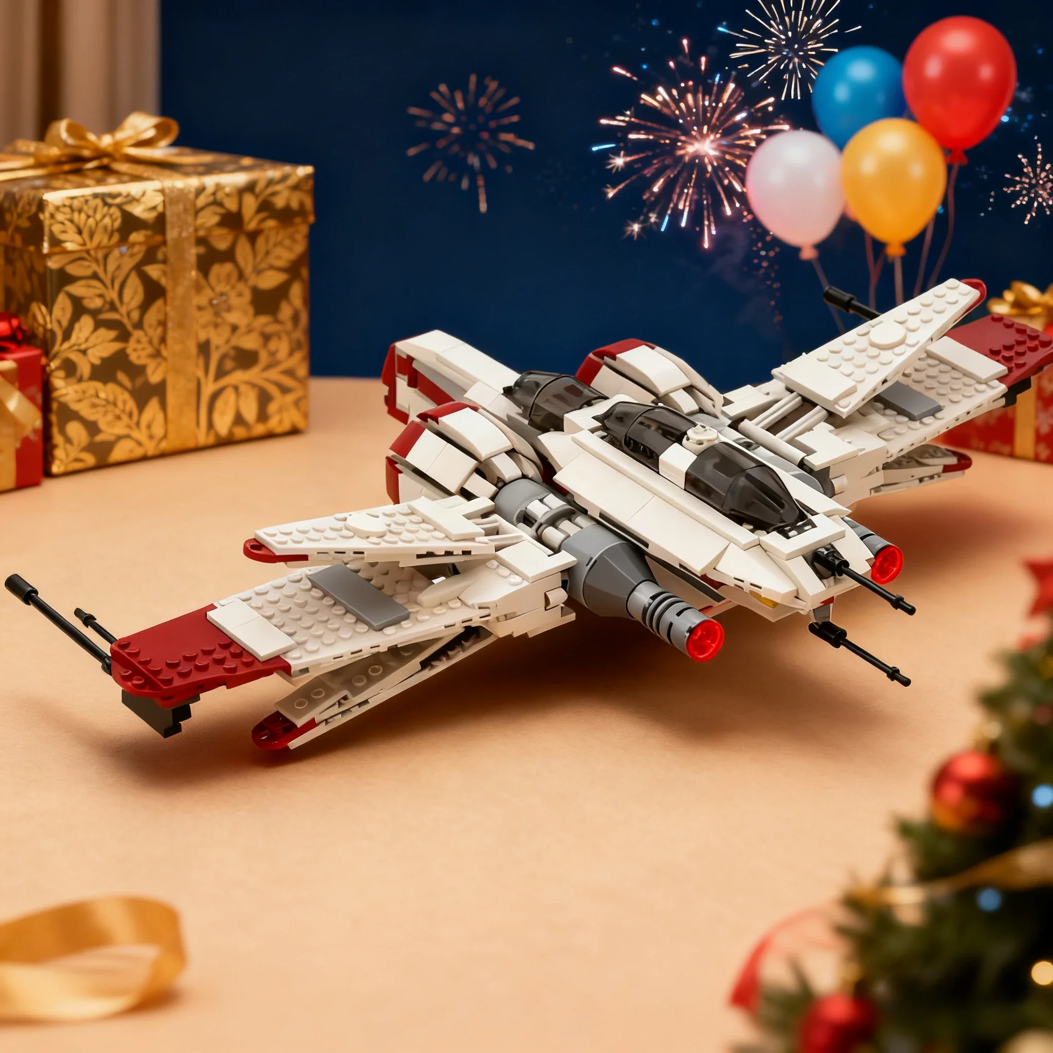 

Знаменитый звездный истребитель MOC ARC-170, собранный V-крыло, набор строительных блоков для самолетов, звездный истребитель, собранный блок, подарочная игрушка