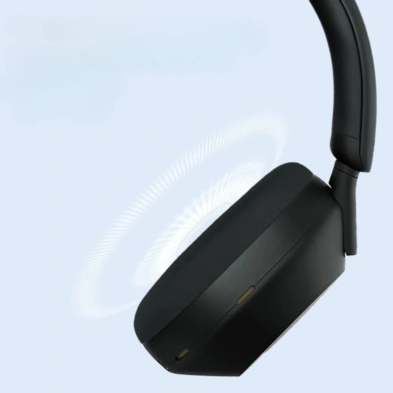 Almohadillas para auriculares Sony WH-1000XM5, de cuero sintético suave, malla, piel de oveja y terciopelo, con espuma viscoelástica de alta calidad que aísla el ruido.
