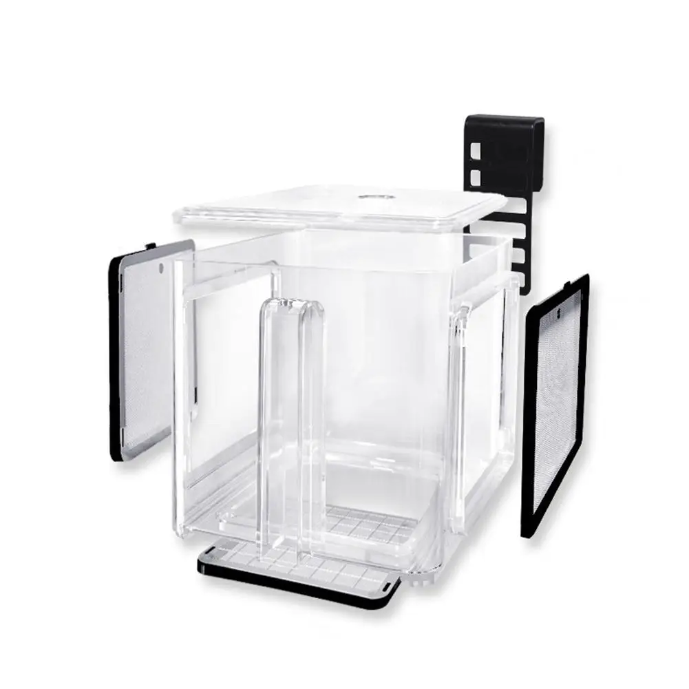 Aquarium Acrylic Fish Tank Breeder Box Isolation Box Detachable Fishbowl Ornamental Incubation Spawning Room Pneumatic Breeding