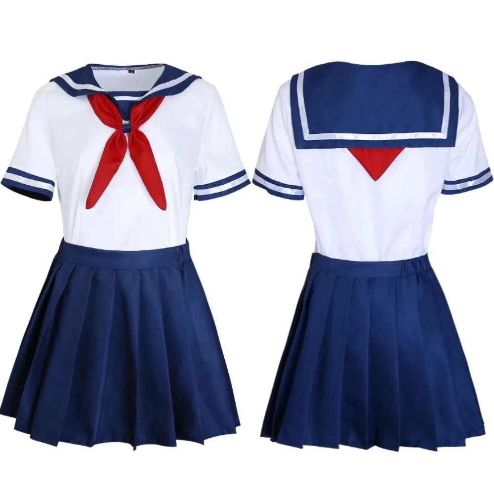 

Аниме игра Ayano Aishi Косплей Костюм Yandere Simulator Yandere Chan Sailor Jk Униформа Костюм Средняя школа Одежда для вечеринки