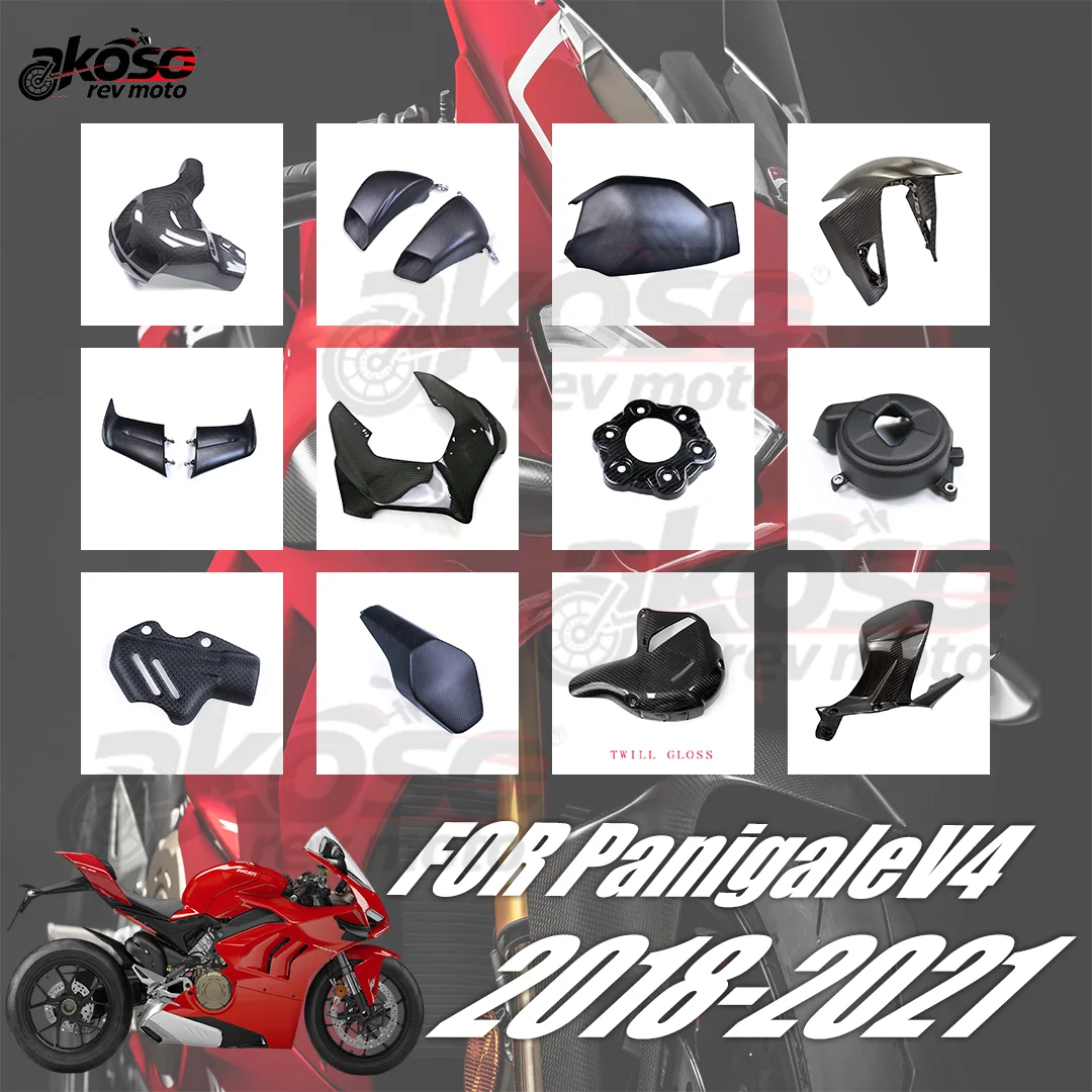 

Under Cowl Tail Tank Airbox Cover Engine Cover Motorcycle Lower Side Fairings Belly Pan For Ducati Panigale V4 V4S V4R 2018-2021