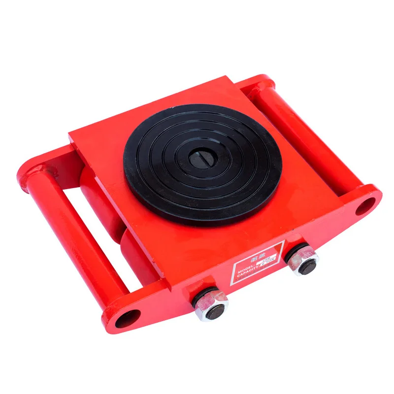

Steel Wheel Moving Tank Heavy Duty Lifting Shifter Straight And Universal Wheel Cargo Handling Skate For Industrial Heavy Load