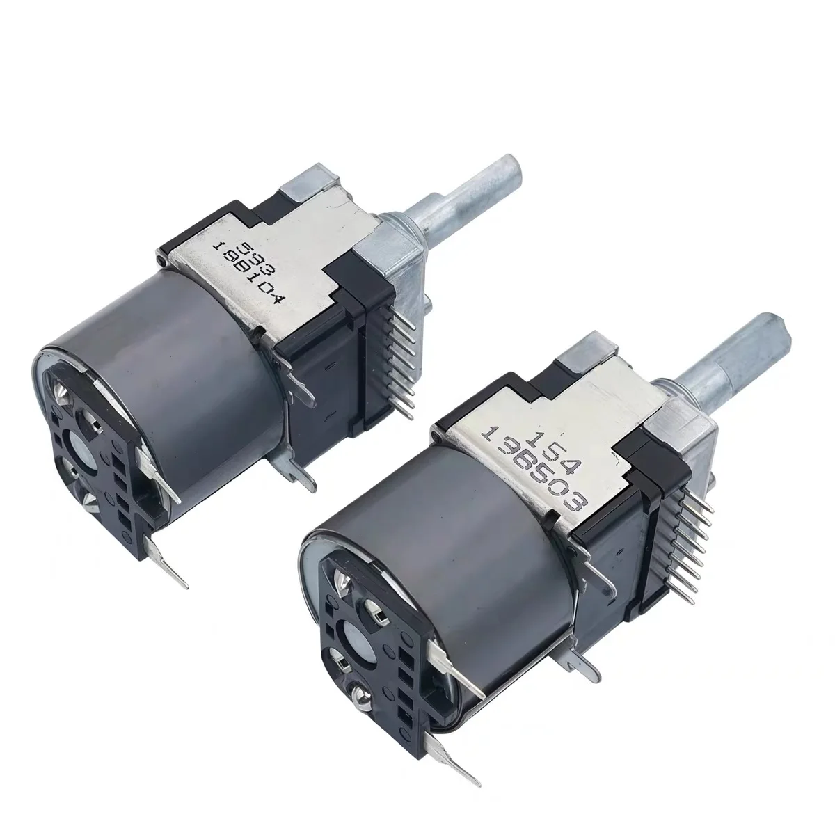 1pc MARANTZ PM6006 Volume Potentiometer ALPS RK168 Motor Potentiometer 50KBx2 100KBx2 Dual 8-pin With Tap 25MM Hlaf Shaft
