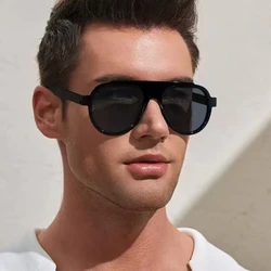 2024 New Fashion Men Women Sunglasses Large Frame Retro Glasses Uv Protection for Outdoor Travel Eyewear Mountaineering Glasses