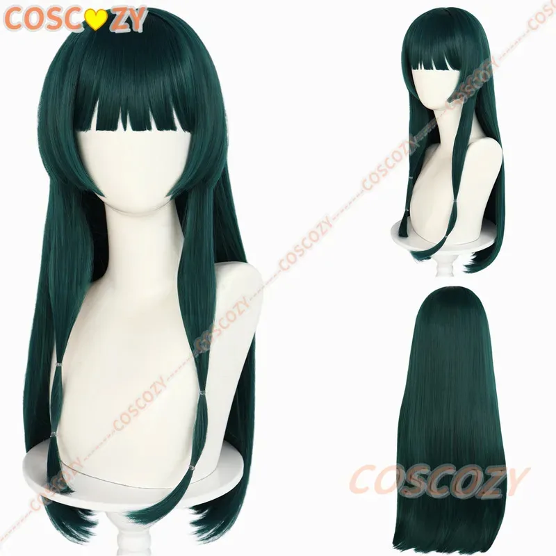 Anime The Apothecary Diaries S2 Maomao Cosplay Wig Women Girls Long Straight Green Hair Kusuriya No Hitorigoto Halloween Props