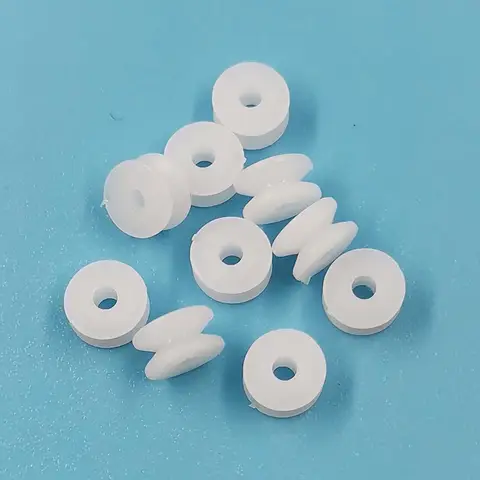 5-1.5A POM 플라스틱 풀리 직경 5mm 구멍 1.5mm DIY 장난감 모델 액세서리 5×1.5A