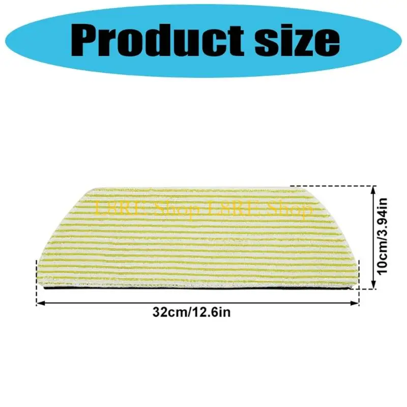 L8RE 6PCS MOP MOP MOPS ROBOTOS LIMPEZA DO PISO ROMO REUSILÍVEL CLIPO DO LIMADOR PODO LAVOLHAÇÃO ADIFICADO PARA RV2820 VAI