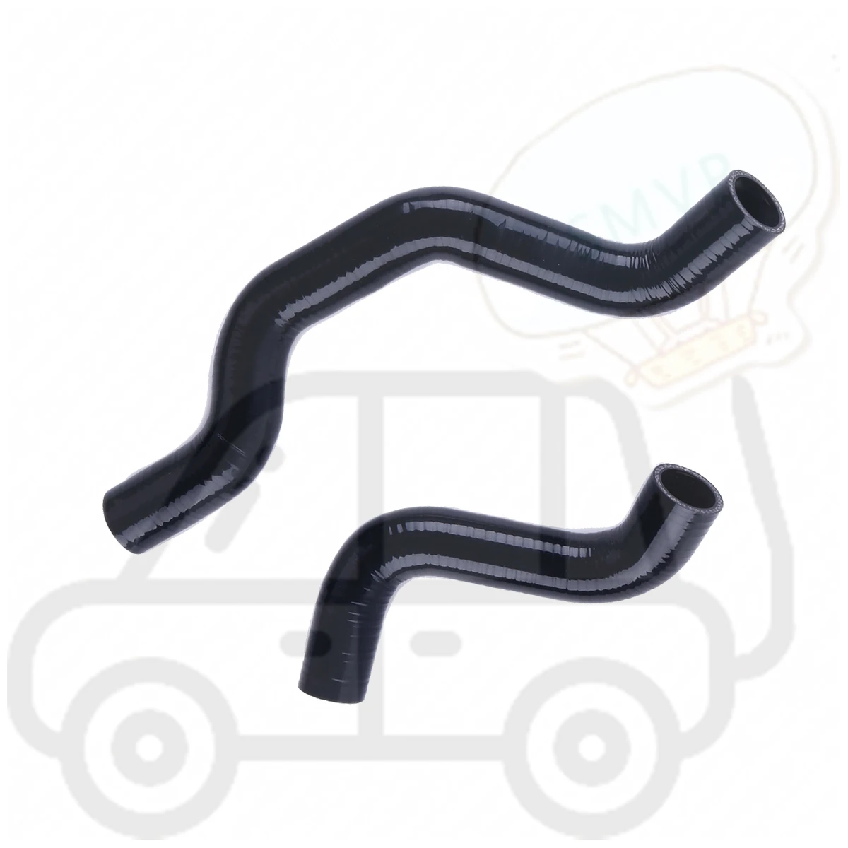 

For Honda EG DC2 EK CRX Acura RSX K20 K24 K-Swap Radiator Hoses Water Silicone Tubes High Performance Car Auto Tools Kit 2PCS