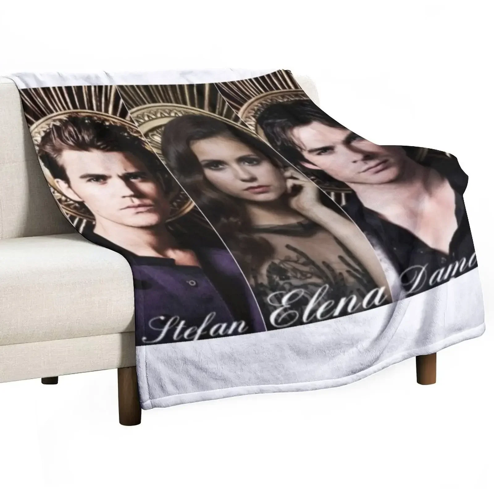 

Tvd Cast Photoshoot Throw Blanket Sofa warm winter Summer Beddings Bed Fashionable Blankets