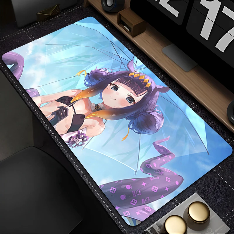 

Mousepad Laptop Mouse Pad Office Accessories PC Keyboard Pad Rubber Cup Mat Hololive La Darknesss Soft Mouse Mat Large Desk Mat
