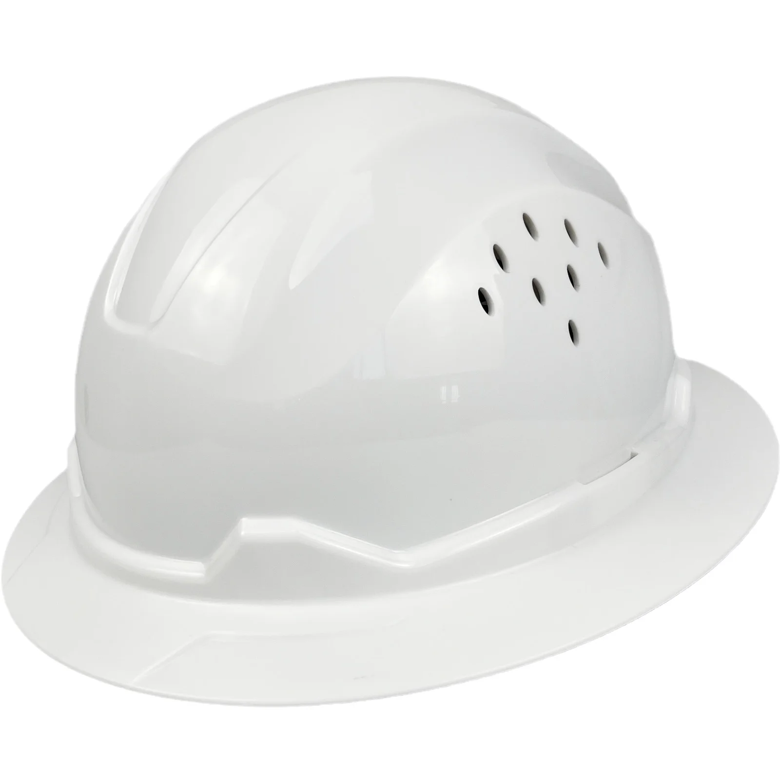 Full Brim Hard Hat for Engineer, Vent Safety Helmet, Sunshade, ANSI Work Caps, Head Protection, Industrial and Construction, New