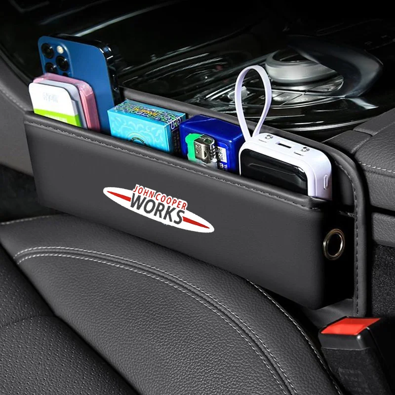 Car Special Seat Crevice Storage Box Seat Slit Catcher Organizer for MINI Cooper WORKS JCW Countryman Clubman S car accessories