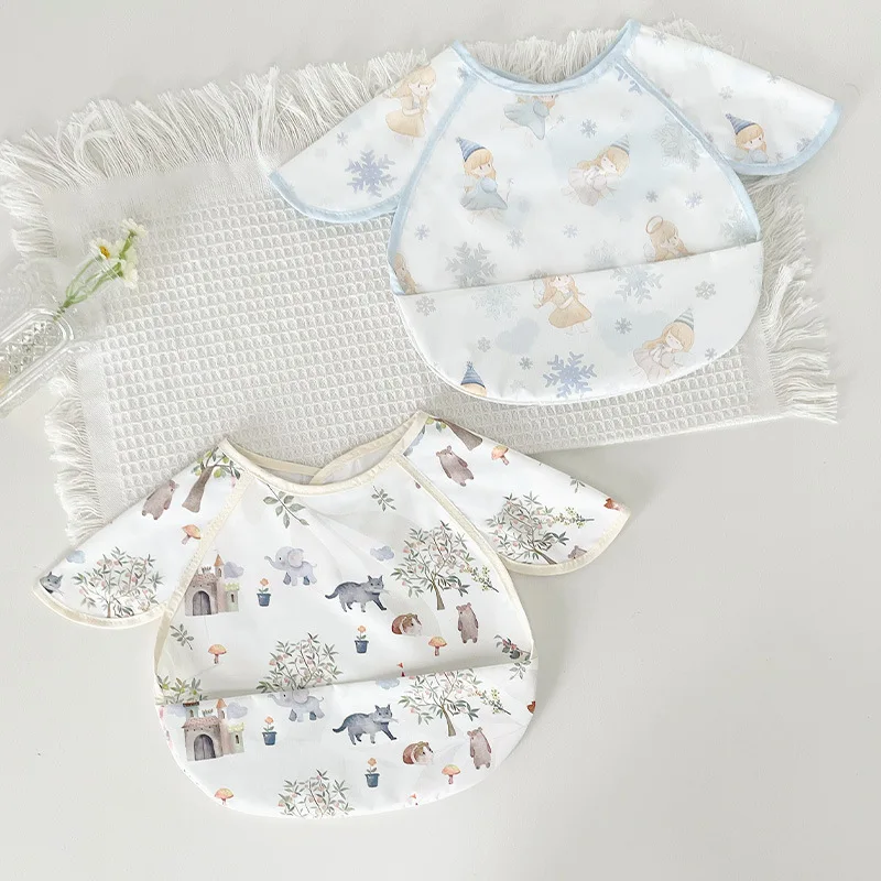 

Baby Eating Bib Baby Complementary Food Waterproof Saliva Feeding Children's Bib High Quality All Year Round