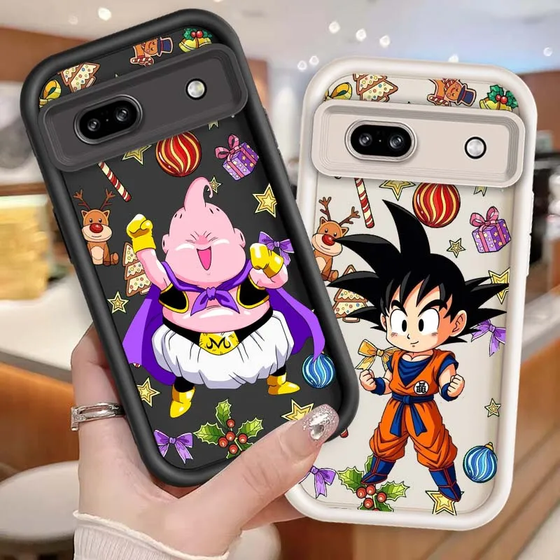 

Christmas Son Goku Buu Phone Case For Google Pixel 9 8A 8 7 7A Pro XL 5G Eye Ladder Soft TPU Shockproof