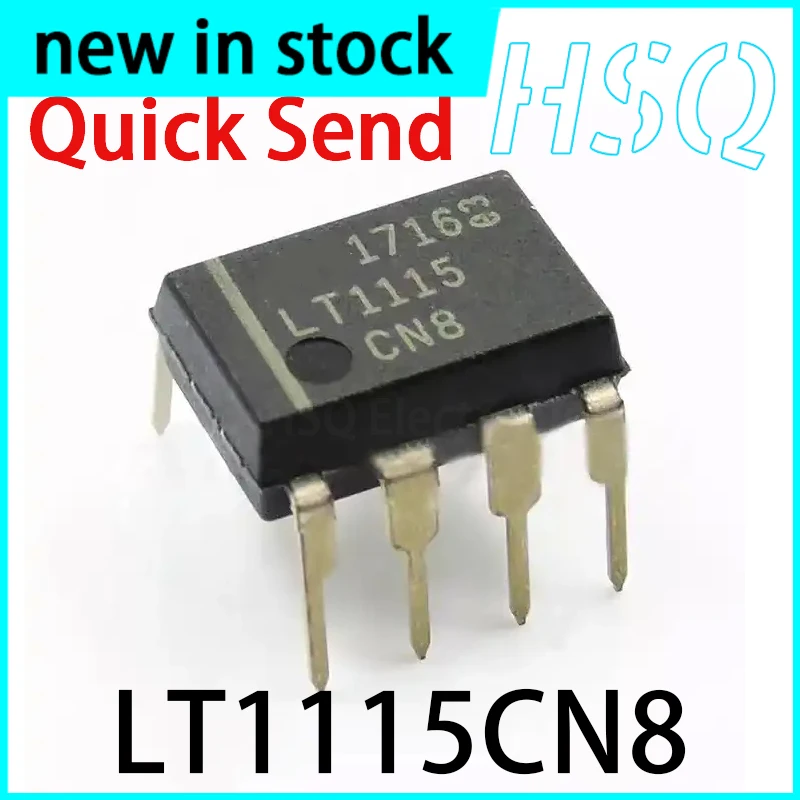 

2PCS LT1115CN8 LT1115 Ultra Low Noise/Low Distortion Audio Amplifier Original