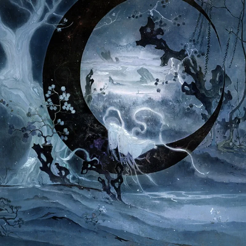 

Коллекция иллюстраций Ли Чэна: Искусство в китайском стиле, Silent Night, Old Dream Game, Onmyoji. Изысканная эстетика.