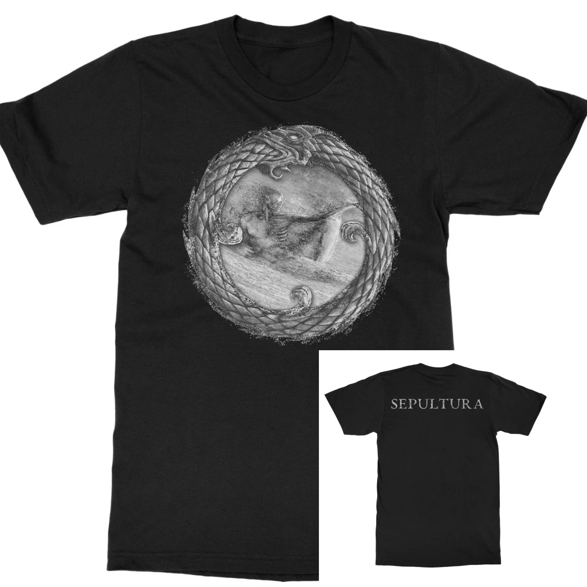 Sepultura S Logo Band T-Shirt 100 % Baumwolle Grafik-T-Shirt Herren Damen Sommer Streetwear Top – Detail 2