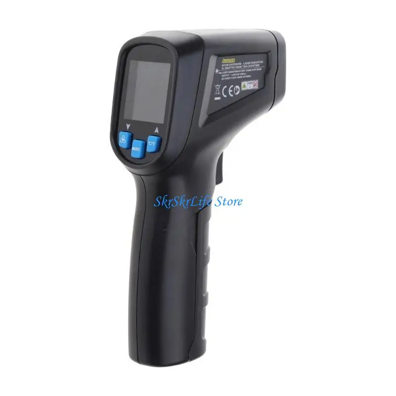 E65E Home InfraredsTemperature Guns High TemperaturesNon Contact Thermometer Adjustable Industrial Detector Instrument