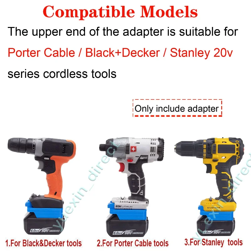 Battery Adapter For MAKITA 18V Battery Convert to PORTER CABLE 20V Power Portable Tools Cordless Converter Accessories