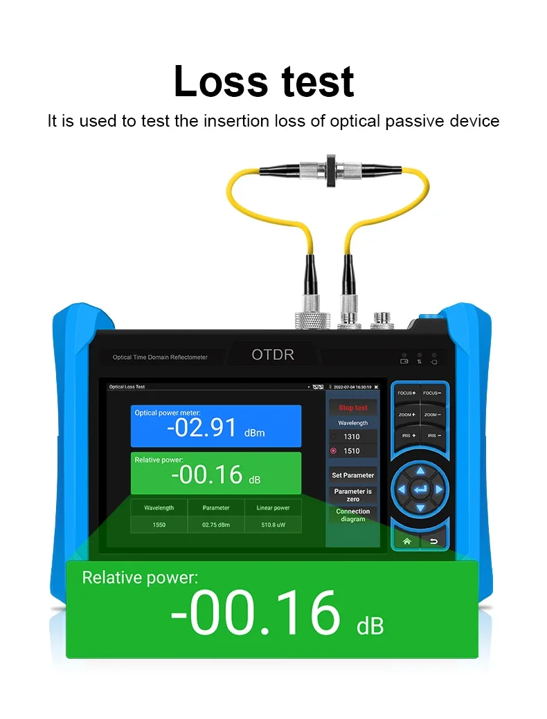 New 5.4 Inch IPS Touch Screen 1920*1152 OTDR  8K H.265 CCTV Tester Combined Fiber Testing, Camera Testing and Cable Testing MT-6
