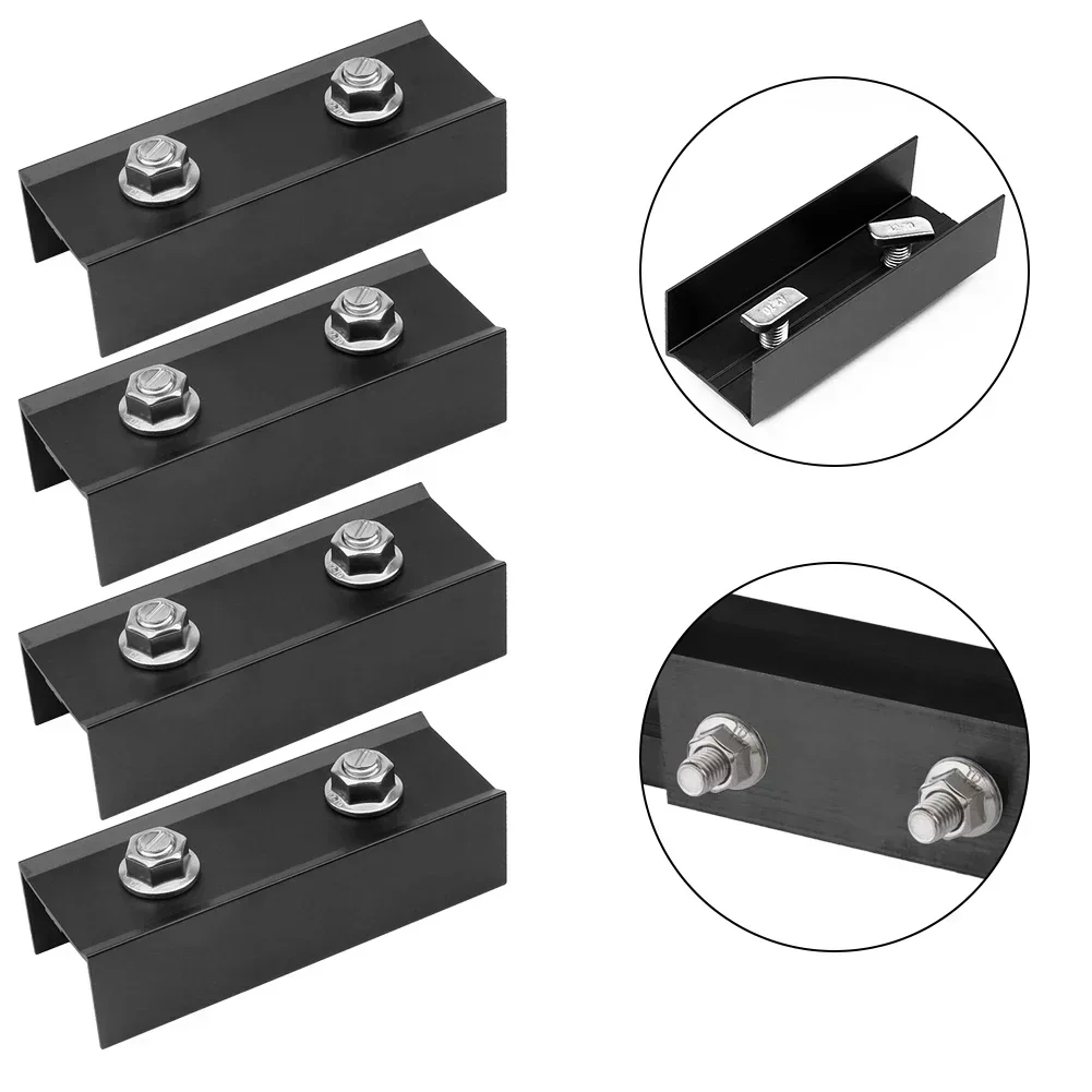 Connettore per guida fotovoltaica Profilo C Caratteristica Contenuto del pacchetto Pz per PC Connettore per profilo Guida fotovoltaica con accessori Accessori