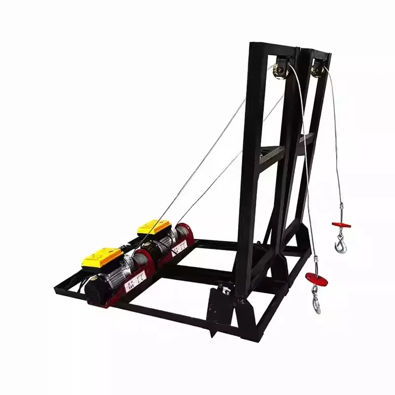 Electric 200KG Folding Hoist Tile Lifter Roofing Resin Tiles Solar Panels Materials Construction Transport Versatile Lift