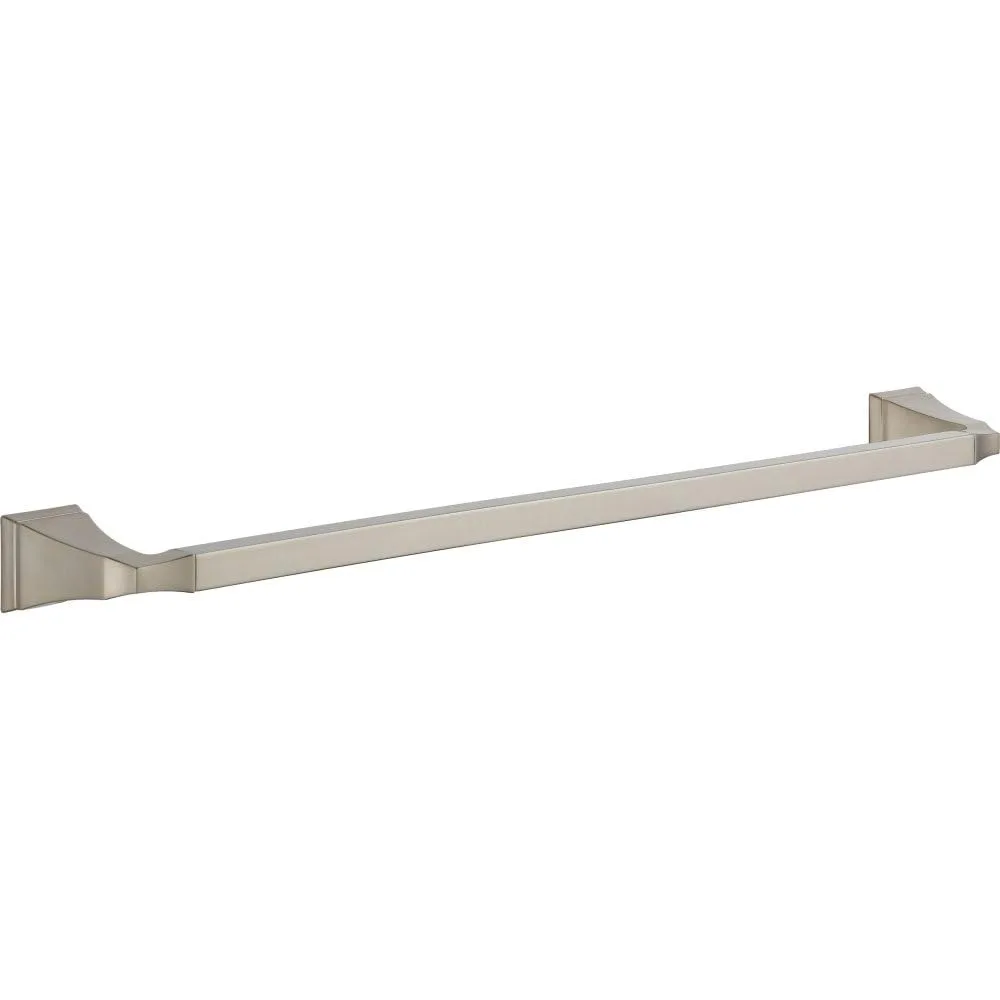 

Towel bar, 24 inches, stainless steel, wall-mounted design, convenient for bathroom storage and organization.