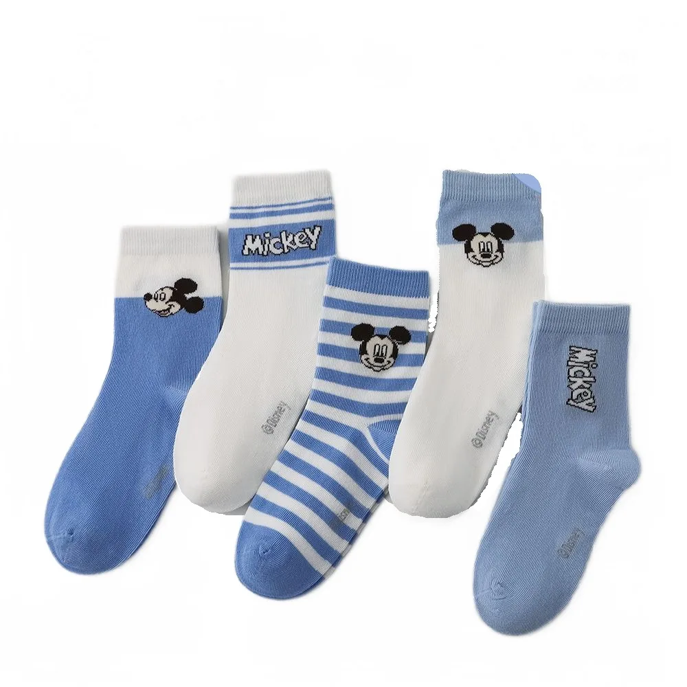 5Pairs Baby Socks Newborn Baby Boy blue Autumn 0-1-3-8Y Kids Cotton Toddler Cartoon Soft Children's Sports Socks for Boys