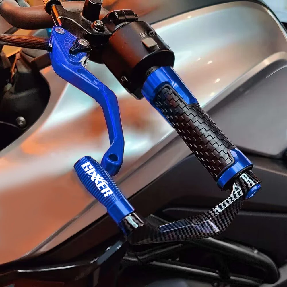 2022 2023 For Suzuki GIXXER 250 SF 250SF 150 125 2024 Universal Handlebar Grips Guard Brake Clutch Lever Protector 2020 2021