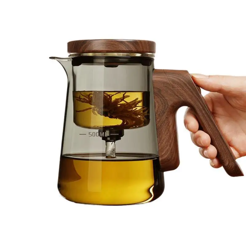 

Making teapot Magnetic suction filter Tea separation cup Lazy bleaching cup Tea set Household