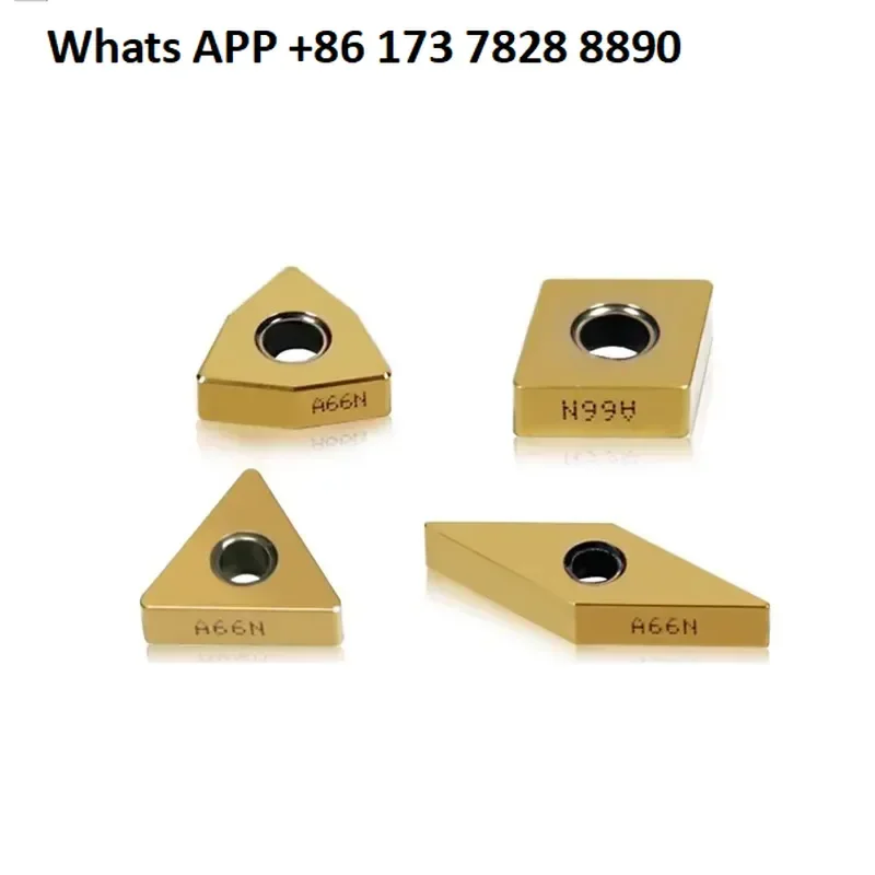 10개 TNGA160404/08 WNGA080404/08 CNGA120408 VNGA160404/08 SNGA1204 DNGA150608 A66N 카바이드 인서트 경강용 세라믹 블레이드