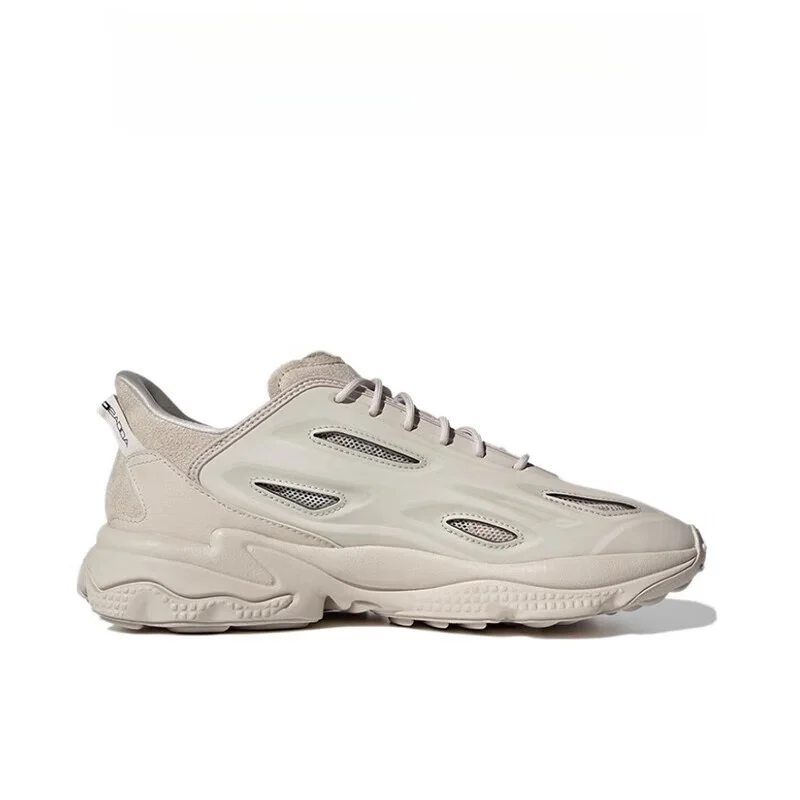 حذاء رياضي Adidas New Trefoil خفيف الوزن ومتين للجنسين للاستخدام الخارجي، حذاء كلاسيكي مريح بنعل سميك من Ozweego Celox، جزء علوي مزخرف، حذاء رياضي عصري متعدد الاستخدامات لزيادة الارتفاع Gz5231 #4