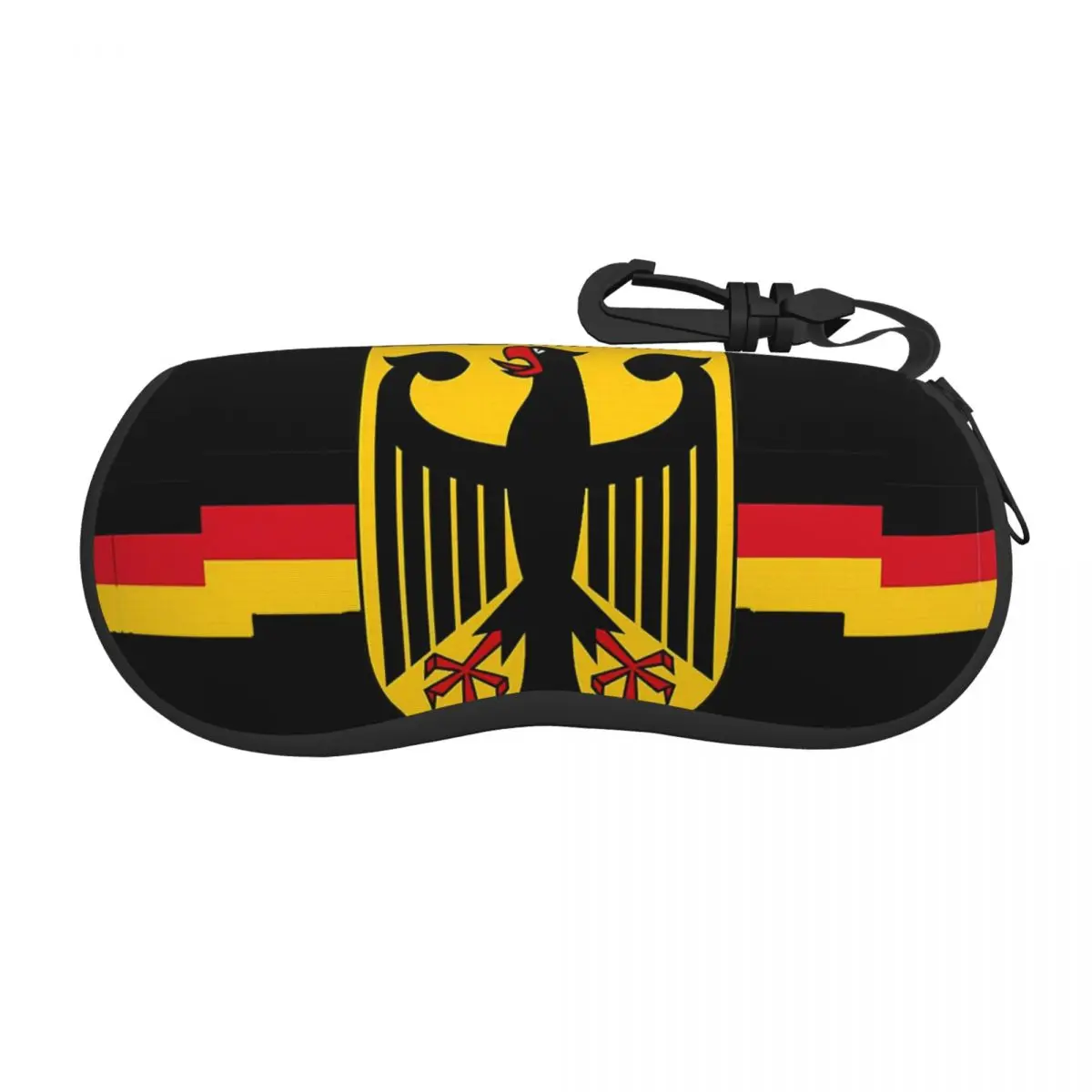 

German Eagle On Shield Eyeglass Glasses Case Men Women Soft Germany Flag Sunglasses Protective Bag