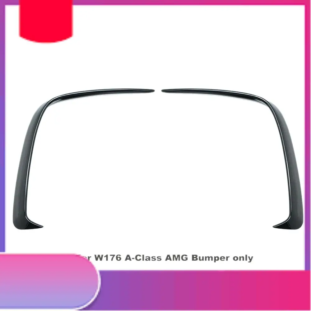 

1 Pair Car Rear Bumper Splitter Spoilers Canard For Mercedes For Benz W176 A200 A250 A45 AMG 2013-2016-Y79A