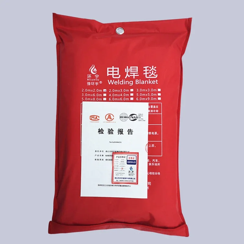 Fiberglass welding protective blanket/fire rescue blanket/quick fire extinguishing/fire retardant/customizable size Q-226