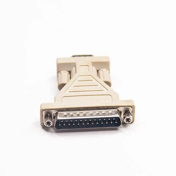 DB25 Male Adapter To Standard D-Sub 9 Pin Male Straight Injection Adapter