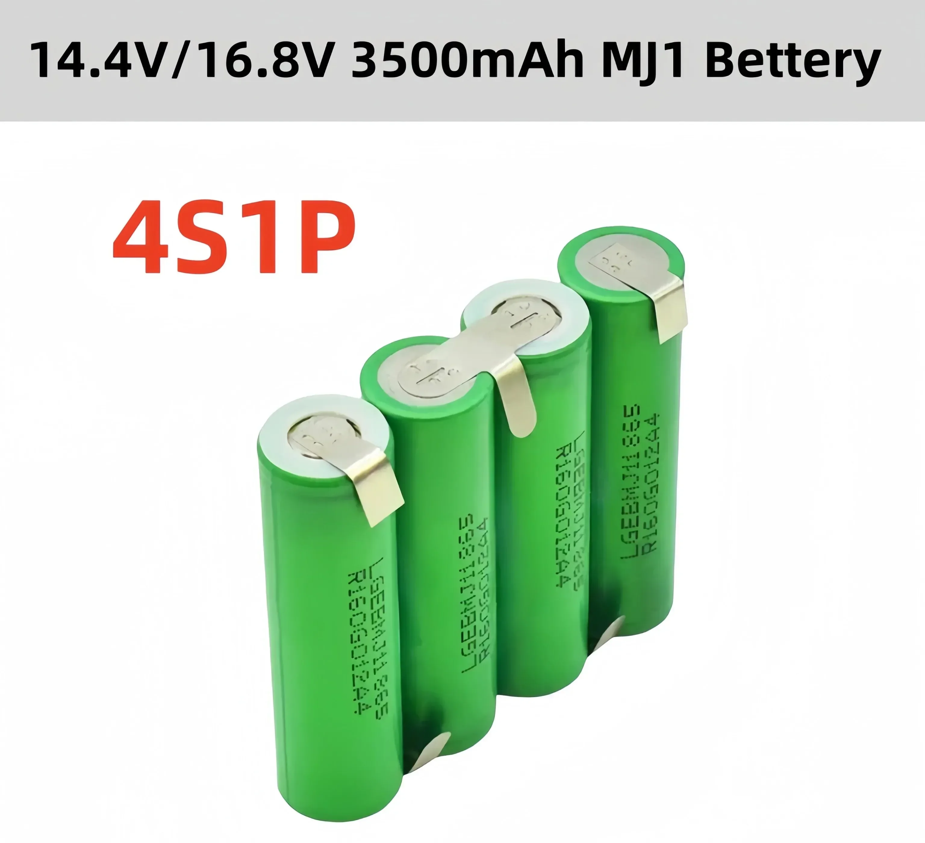 18650 MJ1 3500mAh, 7000mAh 3S 4S 5S 12.6V 16.8V 21V 25V screwdriver battery pack