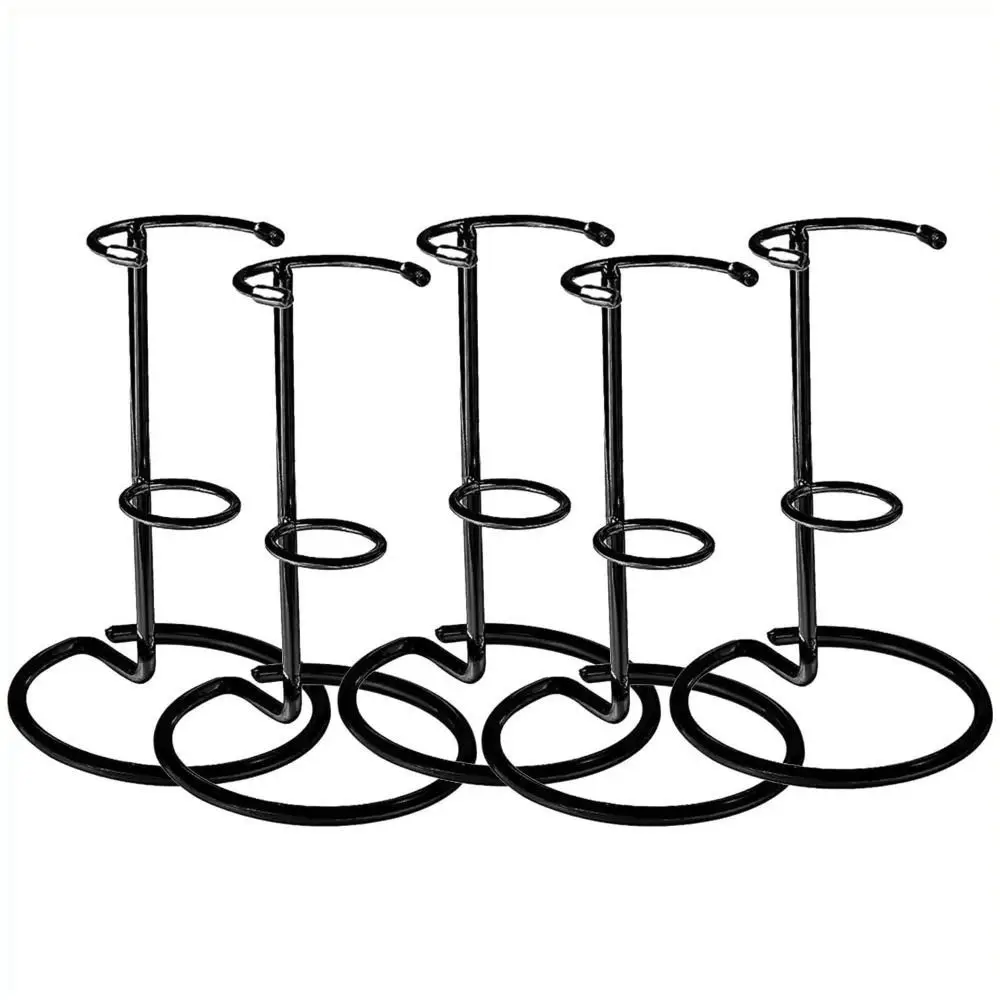 Iron Crystal Display Stand Faux Crystal Round Base Design Storage Support Ornament Wand Display Stand Holder