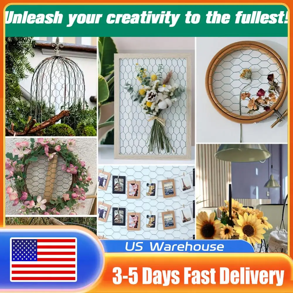 

Chicken Wire 39.37x1200in Hexagonal Mesh Poultry Wire Netting Chicken Coop Rabbit Wire Garden Poultry Netting for Poultry Garden