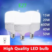 50/40/30/20/15W LED Bulb E27 Screw Mouth Lights Eye Protection Saving Energy Lamp Interior Living Room Bedroom Office Lighting