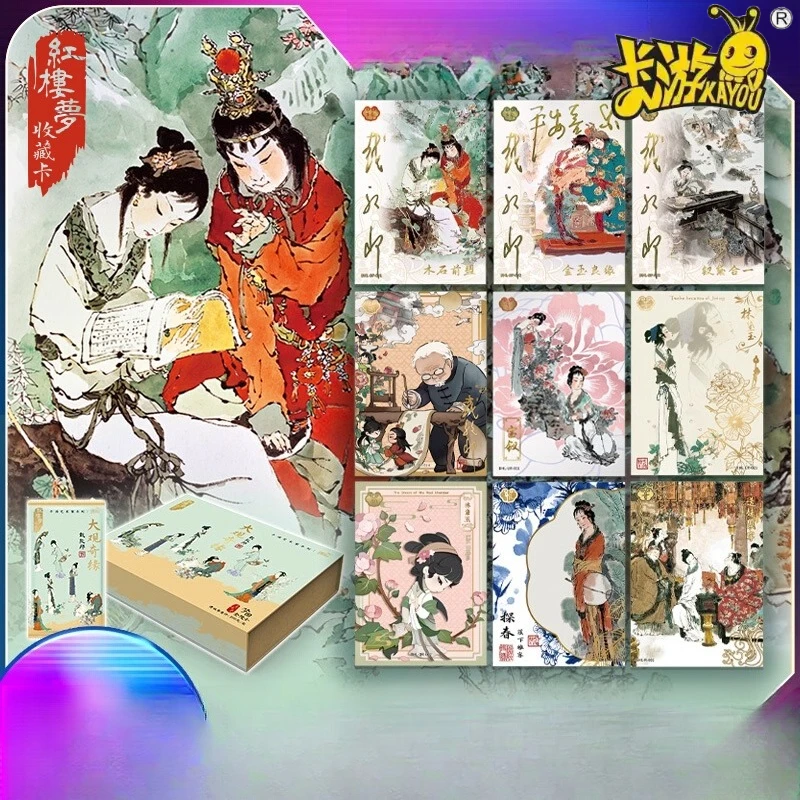 

KAYOU New Dream of Red Chamber Cards, серия Dai Dunbang Art, официальный предмет скульптурных коллекционеров