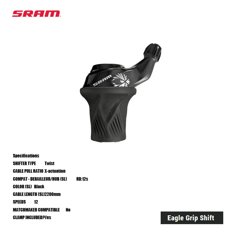 

SRAM Eagle Grip Shift 12SPEED with 85/122mm grip original parts MTB & Road bicycle acesssories cycling