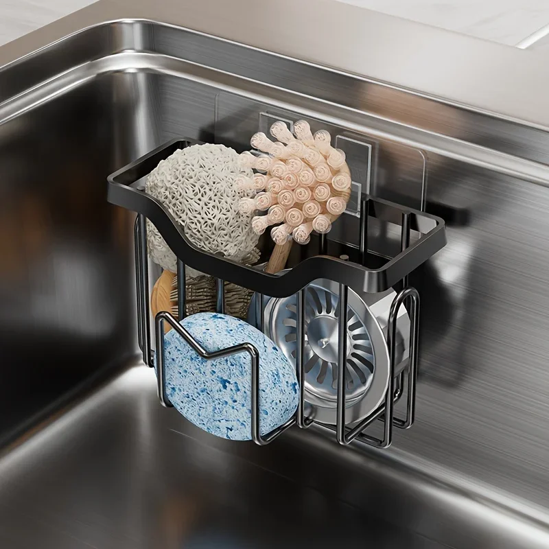 

Stainless Steel Sink Drain Rack Dish Washing Cloth Pot Brush Rack Stainless Steel Sponge Rack Drain Basket Sitko kuchenne Sieve
