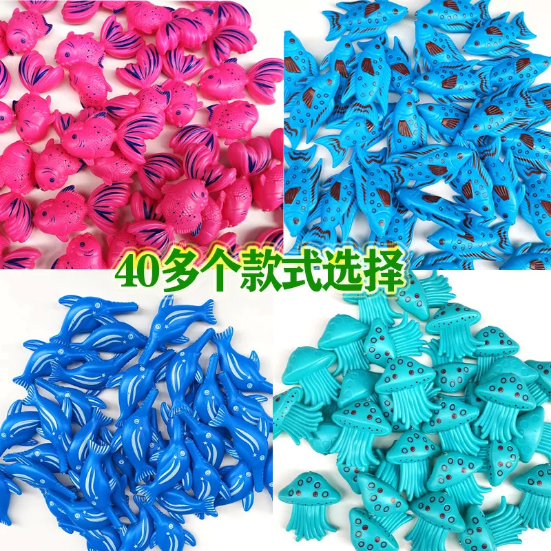 Детские игрушки для рыбалки, магнитный двусторонний киоск, объемный поддельный киоск для рыб, 3D головоломка для рыб, имитация рыбы, веселая игра для рыбалки на воде