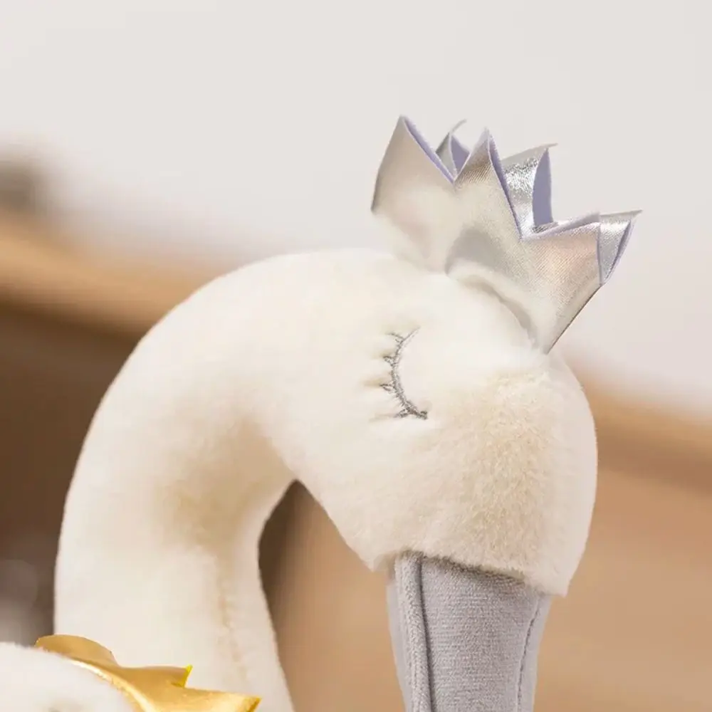 

White&Pink Color Skirt Swan Plush Toy Princess Dress Soft Pillow Stuffed Swan Doll Beautiful Cute Cartoon Swan Animal Toy