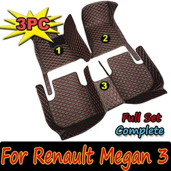 Car Floor Mats For For Renault Megan 3 2008~2014 DropShipping Center Auto Interior Accessories Leather Carpets Rugs Foot Pads